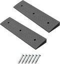 2 Pack 1.6'' Rise Rubber Curb Ramp Heavy Duty Loading Rubber Curb Ramps 3 Tons Driveway Ramp Car Slope Ramp for Loading Dock Bike Vehicle Warehouse Sidewalk Wheelchair (1.6" H)