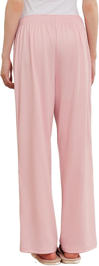 Deyeek Women's Tear Away Pants Side Split Snap Open Bottom Sweatpants Leg Breakaway Post Surgery Pants with Pockets