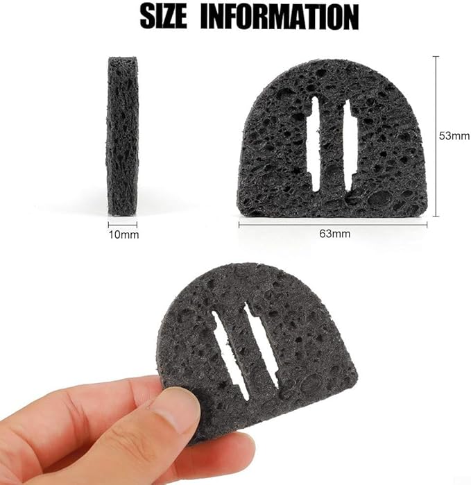 10 Pack Solder Sponges for Soldering Iron Cleaning Lightweight and Effective