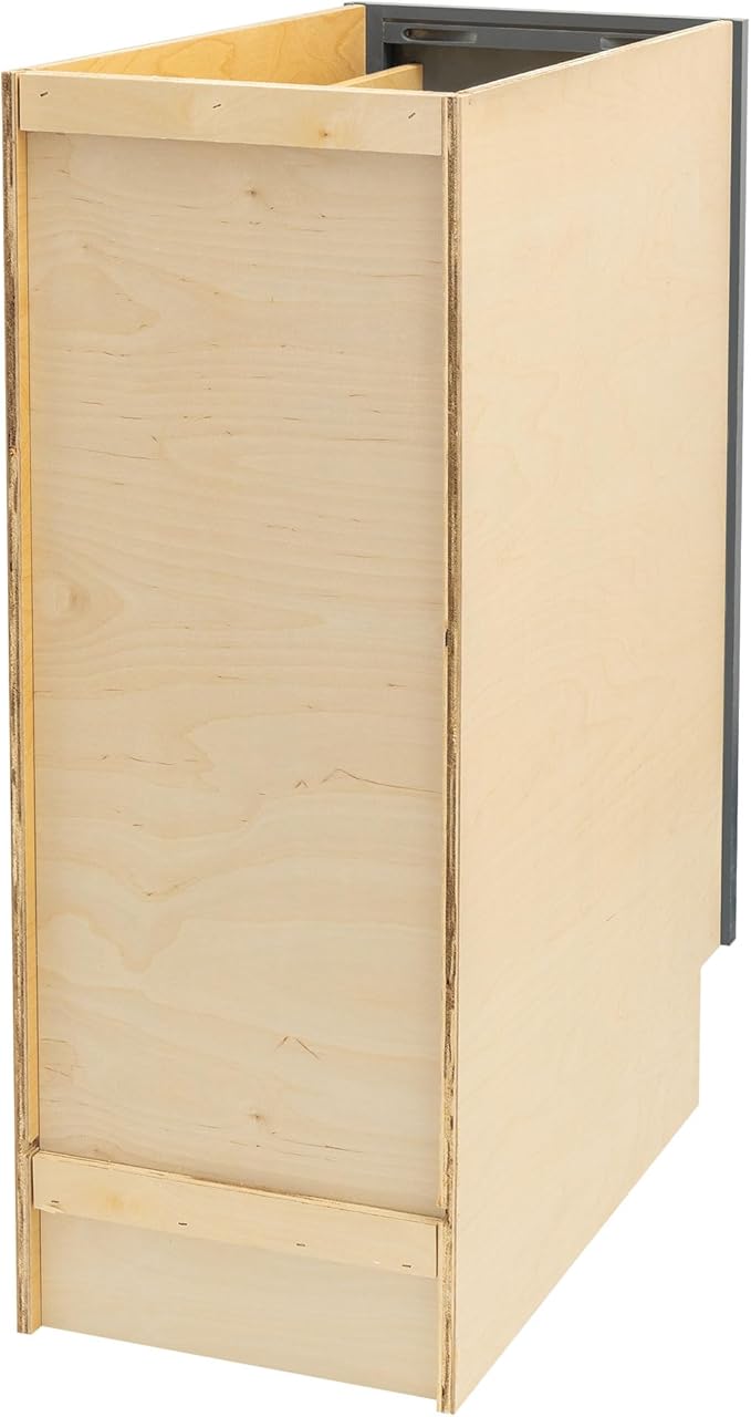 Quicklock RTA (Ready-to-Assemble) | Base Kitchen Cabinets - Shaker Style | Made in America (Needlepoint Navy, 15" Wx34.5 Hx24 D Base)