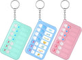 3Pcs Reminder Board, Portable Visual Schedule Keychain, ADHD Tools for Kids for Daily Weekly Planning Memo Checklist Boards