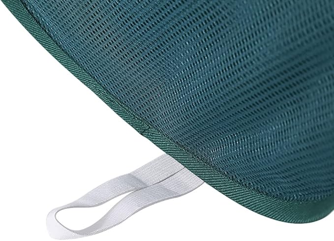 4 Piece Popup Mesh Laundry Basket Durable Handles Collapsible Laundry Baskets Folding Clothes Pastic Hamper for Laundry Room College Dorm (Navy Blue)