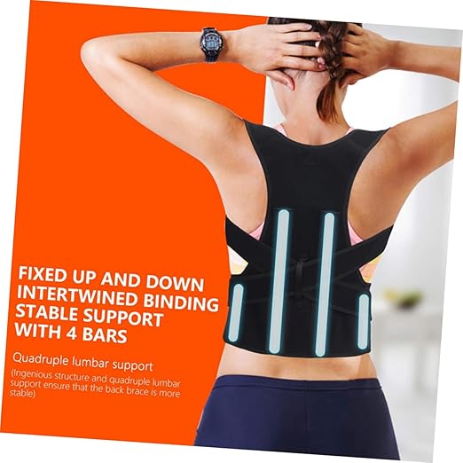 Adjustable Back Posture Corrector Brace for Men and Women Professional Spine Alignment Support for Hunchback Shoulder Relief and Posture Improvement Suitable for Office Home and