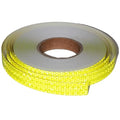 Fluorescent Yellow Reflective Tape Outdoor Waterproof 1 inch, High Visibility Hazard Conspicuity Safety Industrial Marking Tape (166 feet)