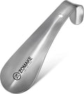 ZOMAKE Metal Shoe Horn,Small Travel Shoehorn for Men Women Kids,5.9'' Portable Shoe Spoon Helper