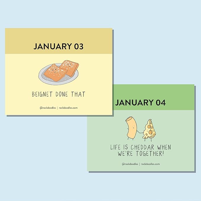 Perpetual Daily Pun Calendar | 365 Hilarious Puns for Home or Office, Wordplay to Brighten, Amuse, and Entertain Every Day of the Year | Great Gift for Pun Lovers, Coworkers, Friends & Family