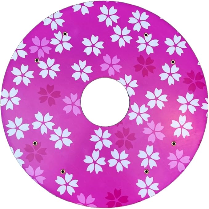 Designer Christmas Wheelchair Wheel Accessories, Waterproof Wheels Accessories, Easy Install/Remove, Lightweight, for Kids and Adults (Cherry Blossom)