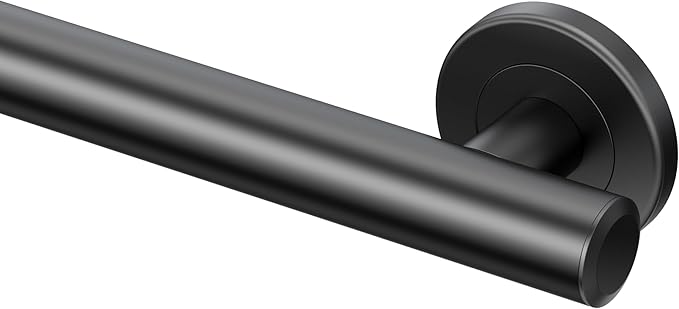 Gatco 856AMX Latitude II, Grab Bar, 30 Inch, Matte Black/ADA Compliant Wall Mount Stainless Steel 30" Safety Grab Bar for Bathroom