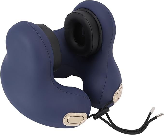 Travel Neck Pillow, 360 Degree Comfort Portable Neck Pillow Airplane Sleeping Support Tool Travel Accessories for Long Flights Car Train Office Use