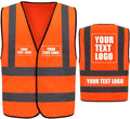 AYKRM 12 colour High visibility viz vest hi vis viz reflective work construction safety vest (XS-8XL)
