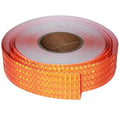 Orange Reflective Tape 2 inch Wide, Outdoor Waterproof Hazard Conspicuity Warning Industrial Marking Tape (166 feet)