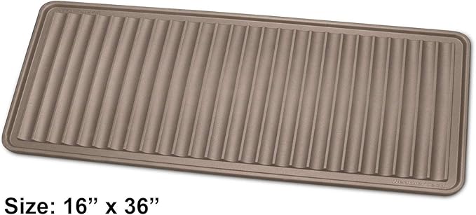 WeatherTech BootTray (16"x36") - Tan - Durable Mat for Dirty Boots and Shoes
