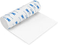 Silicone Furniture Pads, 5" x 40" Non Slip Furniture Pads Anti Skid Pads Non Slip Self Adhesive Cuttable Silicone Tape Strip Roll for Protecting Hardwood Floors Chair Wall Protector - White, 2 Pack
