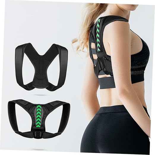 Adjustable Hunchback Corrector Shoulder Support Belt for Men Women Lightweight Upper Back Brace Posture Trainer to Sitting Posture Neck Shoulder Comfortable Spine Alignment Aid