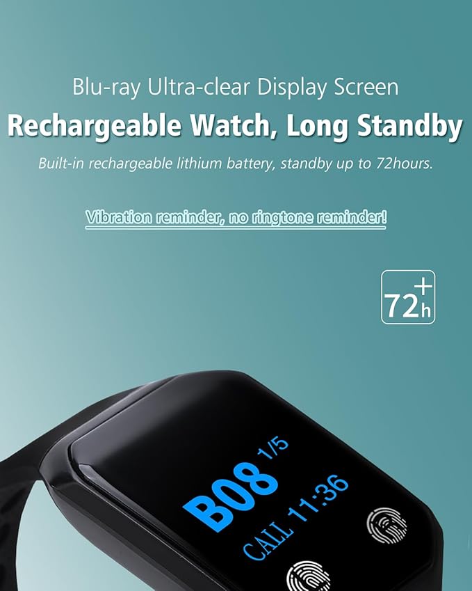 Restaurant Pager System Wireless Calling System 1200+ Feet with 1 Singal Amplifier/1 Display Receiver/2 Watch Pagers/15 Waterproof Call Buttons for Restaurant Cafe Church Clinic Hospital