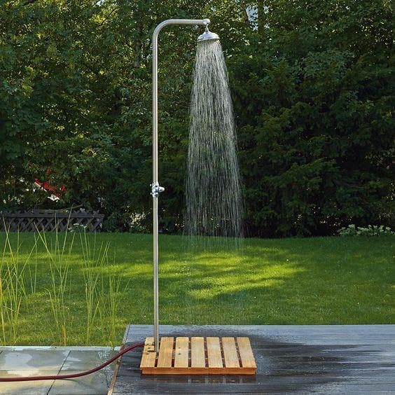 Teak Wood Shower Mat, Non-Slip Bathroom Floor Mat with Silicone Pads, 20.7x14.9 Inch, Water-Resistant for Indoor Outdoor Use, Natural Wood Bath Mat for Shower, Sauna, Pool