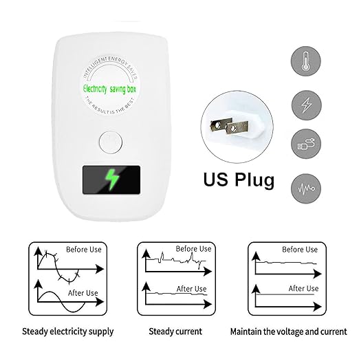 SD008 Energy Saver, Energy Saving Device, Power Saver Electricity Saving Device Save Electricity, Electricity Saving Box, US Plug 30KW