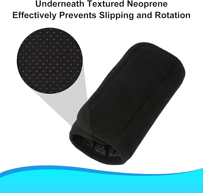 supregear Walker Grips (2 Pack), Soft Padded Hand Covers, Non-Slip Comfortable Cushion Padding for Folding Walker Handle, Moisture Wicking Mobility Accessory