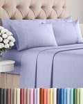 Queen 6 Piece Sheet Set - Cooling & Breathable Bed Sheets - Hotel Luxury Bed Sheets for Women, Men, Kids & Teens - Bedding with Deep Pockets & Easy Fit - Soft and Wrinkle Free - Queen Lavender Sheets