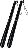 Nextnoid Shoe Horn Long Handle for Seniors - 16.5" Straight & Sturdy Long Shoe Horn for Men, Women & Kids