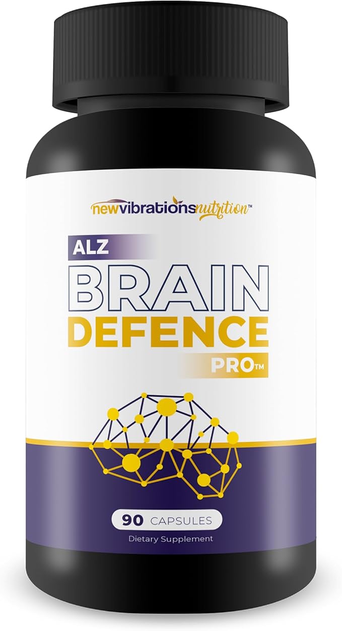 ALZ Brain Defence Pro - Our Best Advanced Memory Formula - Turmeric Memory and Brain Memory Support Supplement - Brain Booster Supplement for Focus Memory Clarity Energy - Memory Pills