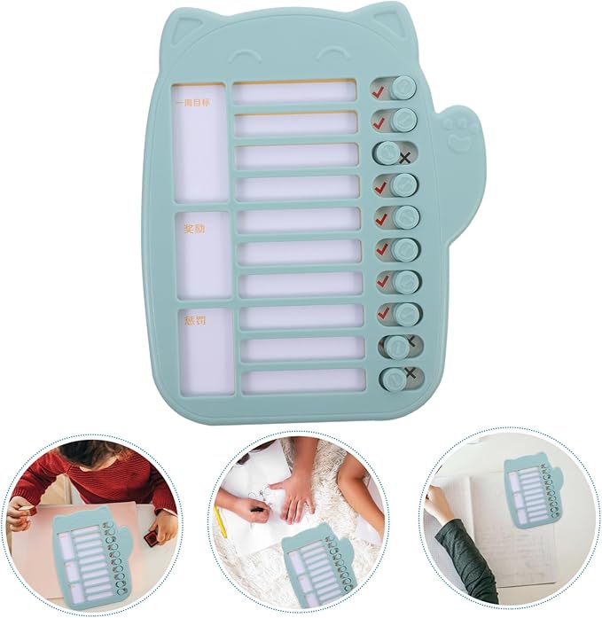 1set Multi-Functional Chores Chart for Boys and Girls Portable Behavior Tracker Replacement Cards Encourages Responsibility and Management Daily Tasks