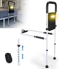 Bed Rails for Elderly Adults Safety - Adjustable Bed Assist Rail for Seniors with Motion Light & Storage Pouch, Bed Handles for Elderly Adults - Fits Twin Full King Bed Rails for Queen