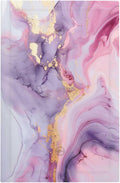 Light Switch Cover Plate Pink Marble Abstract Purple Gold Texture 1 Gang No Device Blank Electrical Wall Plates Faceplate Decorative Switch Plate for Bathroom living Room Decor