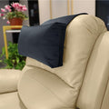 Headrest Pillow with Pearl Cotton Filling - Non-Slip Headrest Cushion for Recliners, Sofas and Loveseats (Black)