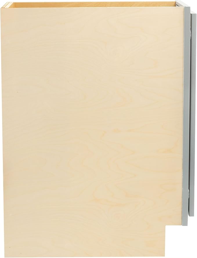 Quicklock RTA (Ready-to-Assemble) | Base Kitchen Cabinets - Shaker Style | Made in America (Magnetic Gray, 9" Wx34.5 Hx24 D Base)