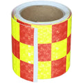 Reflective Tape Outdoor Waterproof 3 inch X 10 feet, High Visibility Hazard Conspicuity Warning Safety Industrial Marking Tape