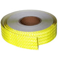Fluorescent Yellow Reflective Tape 2 inch Wide, Outdoor Waterproof Hazard Conspicuity Warning Industrial Marking Tape (166 feet)