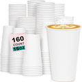 160 Count 16 oz Large White Party Cups Value Pack