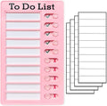 Chore Chart for Kids,To Do List, Daily Routine Chart, and Schedule Board-Checklist and Portable Memo for Efficient Task Management and Planning (pink)