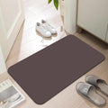 Ultra Thin Door Mat, 1/10 inch Thick Indoor Door Mats for Inside Entry, Non-Slip Rubber Backing Washable Doormat, Low Profile, Fade Resistant Dirt Trapper for Entrance, 35"X24", Coffee