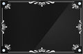 Acrylic Dry Erase Board for Wall with Stylish Border - Shipped Next Day, Made in USA, Non-Magnetic Whiteboard, Wall Mounted Board, Easy to Clean (Black - 36x48)