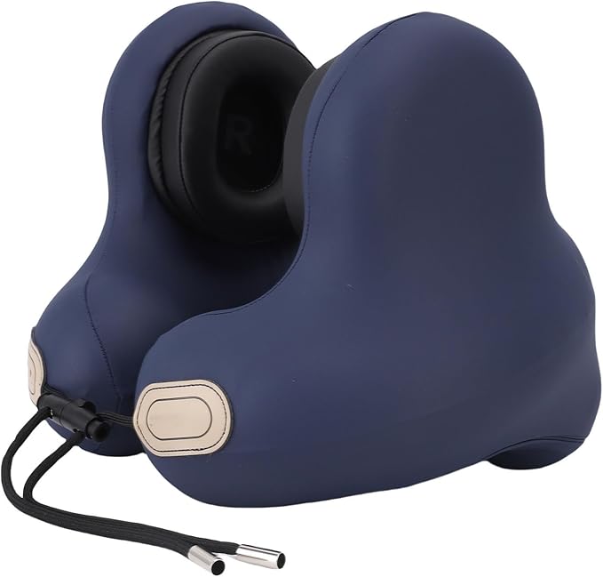 Travel Neck Pillow, 360 Degree Comfort Portable Neck Pillow Airplane Sleeping Support Tool Travel Accessories for Long Flights Car Train Office Use