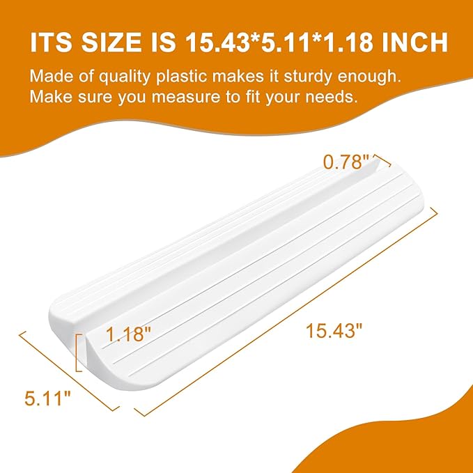 Support Feet for Baby/Pet/Dog Gate, Reinforcement Accessories, Suitable for Stairs/Hallway/Doorways, Avoid Tripping, Easy Walk Through