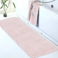 Walensee Large Bathroom Rug (24 x 60, Blush) Extra Soft and Absorbent Shaggy Mat Machine Washable Microfiber Non Slip Luxury Floor Mat