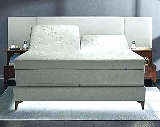 Top Split King Fitted Sheet Only for Adjustable beds, Split Down 39 inches from The Top, 600 Thread Count 100% Cotton Half Split Flex Head Fitted Sheet for Sleep Number Beds, Lavender