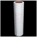 White Reflective Tape 8 inch Wide, Outdoor Waterproof Hazard Conspicuity Safety Warning Industrial Marking Tape (10 feet)