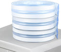 Baby Proofing, 0.4in Edge Protector Strip Clear, Thickened Silicone Soft Corner Protectors with Upgraded Pre-Taped Strong Adhesive, 19.6ft Edge Protectors for Cabinets, Tables, Drawers (White)