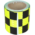 Reflective Tape Outdoor Waterproof 3 inch X 10 feet, High Visibility Hazard Conspicuity Warning Safety Industrial Marking Tape