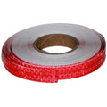 Red Reflective Tape Outdoor Waterproof 1 inch, High Visibility Hazard Conspicuity Safety Industrial Marking Tape (166 feet)