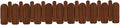 Wall Mounted Piano Key Hanger | Flip Style Hook | Entrance Wall Art Hook, Made of Oak Wood (3 Times Painted, 4 Times Polished) (Arc Walnut, 10Hooks)