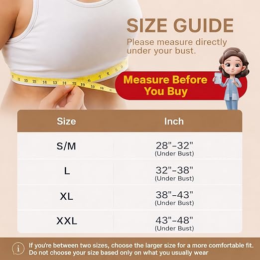 Fit Geno Posture Corrector for Women Invisilite: Invisible Lightweight Back Brace for Neck Shoulder & Upper Back Pain Relief - Improve Posture Correct Hunchback Slouching Under Clothes Large