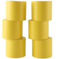 Lichamp 6 Rolls Vinyl Tape, Premium Safety Marking and Traffic Floor Marking Tape, Bundling, Social Distancing, 4 Inch x 36 Yards per Roll, 216 Total Yards, Yellow