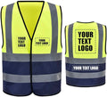 AYKRM 12 colour High visibility viz vest hi vis viz reflective work construction safety vest (XS-8XL)