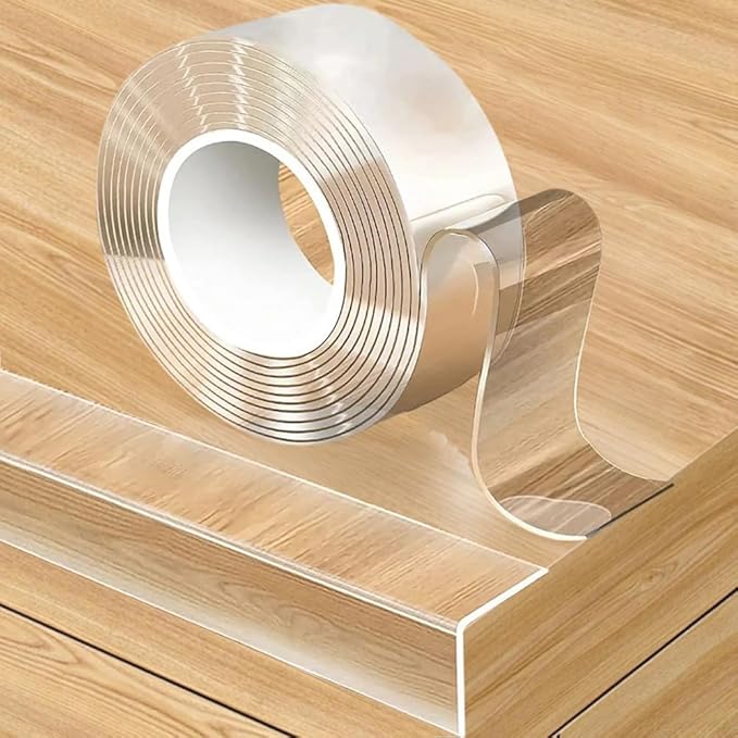 Baby Proofing Edge Protector for Kid Clear Edge Protector Strip Safety Corner Guards Child Proof Corner Bumper for Furniture 2" x 49.21' (thk: 1mm)