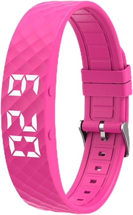 Vibrating Alarm Wristband 8 Sets of Alarms Fitsleeps Alarm Bands Clock Watches 45-Day Battery Life Silent Wrist Shock Bands for Deepsleepers Elderly